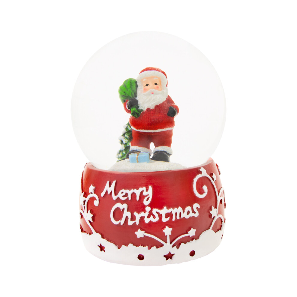 The Christmas Workshop 70939 Traditional Musical Santa Snow Globe