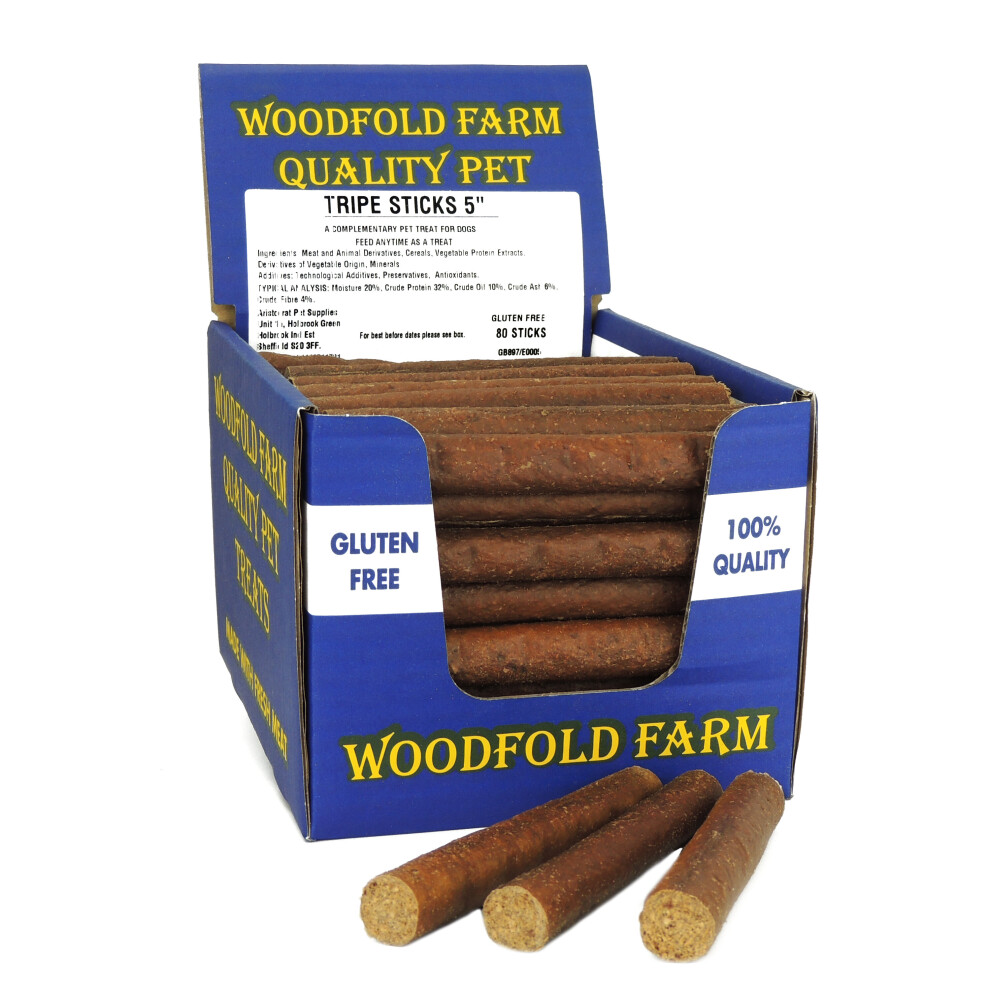 Woodfold Farm Tripe Stick 5'' (Pack of 80)