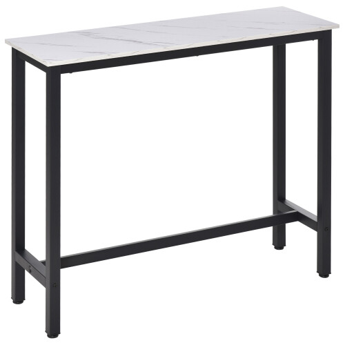 Homcom HOMCOM Bar Table Breakfast Dining Table Coffee Table Adjustable Feet