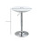 Homcom HOMCOM Painted Top Bistro Pub Table Adjustable Swivel Counter Home 2