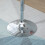 Homcom HOMCOM Painted Top Bistro Pub Table Adjustable Swivel Counter Home 7