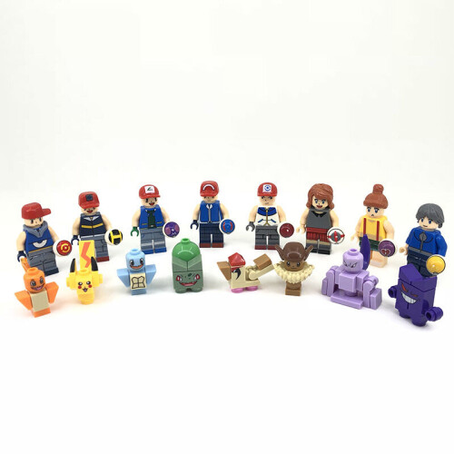 Pokemon Series 16 pcs/set Puzzle Assembling Building Block Toys 1