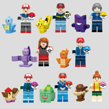 Pokemon Series 16 pcs/set Puzzle Assembling Building Block Toys