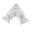 Shredded Memory Foam Bamboo V Shaped Pillow for Nursing & Pregnency 2