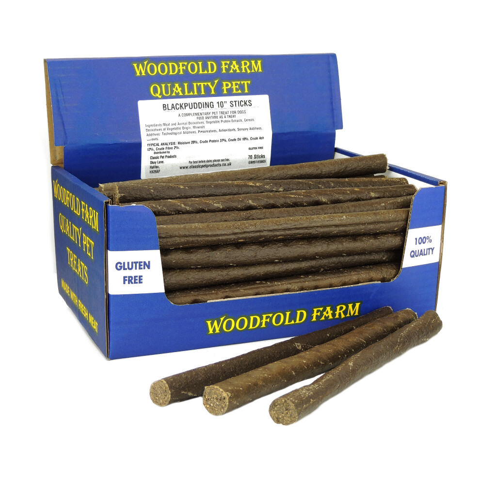 Woodfold Farm Black Pudding Stick 10'' (Pack of 70)