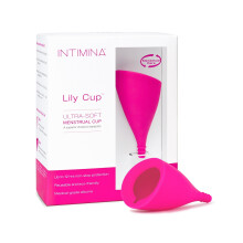 Intimina Lily Cup B, Thin Menstrual Cup with up to 8 Hours Use