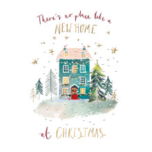No Place Like A New Home Curious Inksmith Christmas Card Xmas Greeting Cards