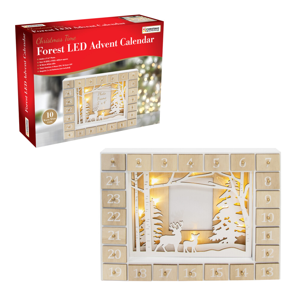 The Christmas Workshop 71019 Forest Photo Display LED Advent Calendar