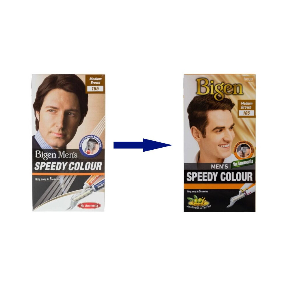 Bigen Speedy - Colorazione Per Capelli 105, Colore: Marrone Medio-image