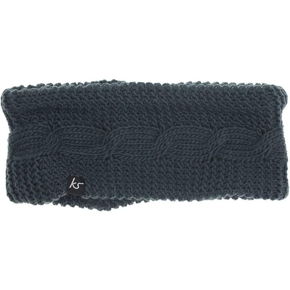 Kitsound Cable Knit Audio Headband With Built-In Headphones Speakers 5030578892368