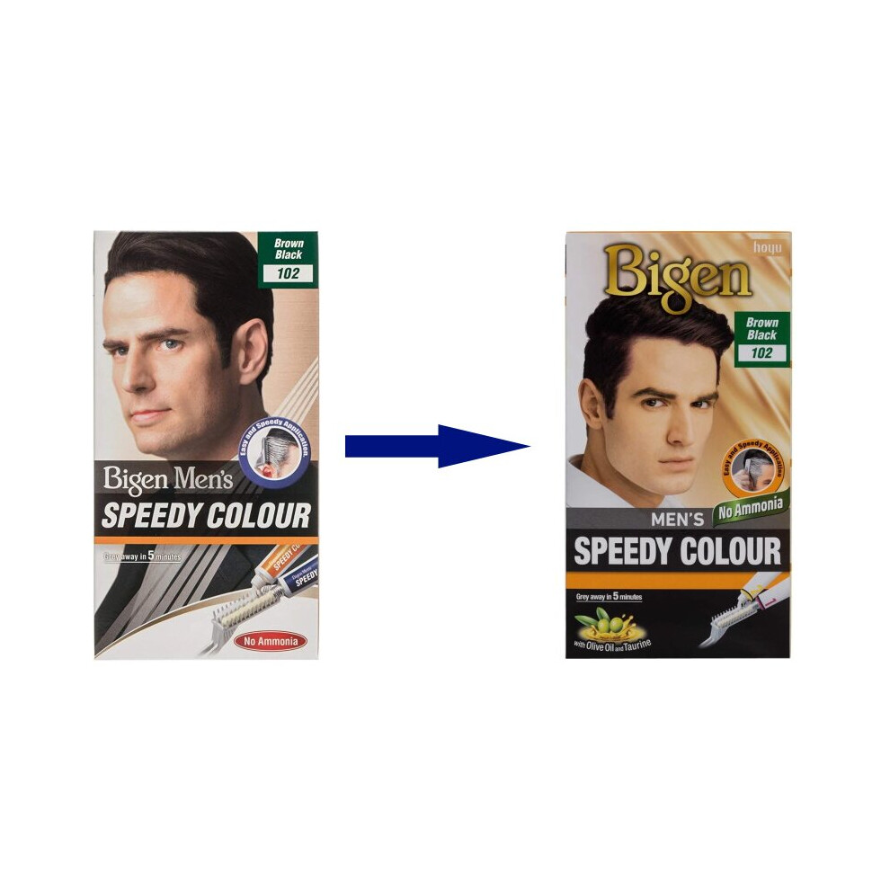 Bigen Men's Speedy Colour (Brown Black 102)-image