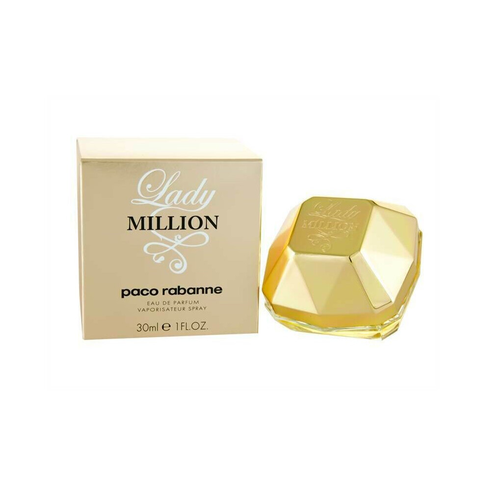 Paco Rabanne Lady Million Women's Eau De Parfum Spray - 30Ml