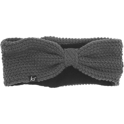 KitSound Kitsound Knitted Bow Audio Headband with Built-In Headphnes Speaker