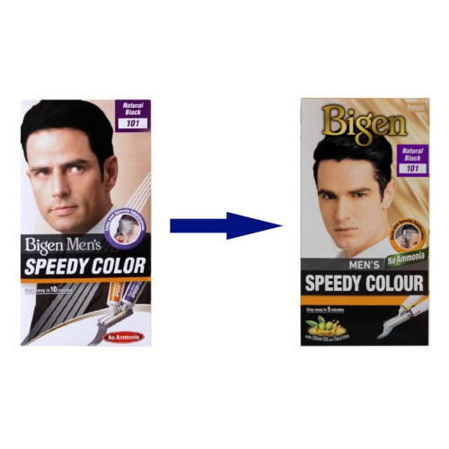 Bigen Bigen Ανδρικό Speedy Colour Φυσικό μαύρο #101