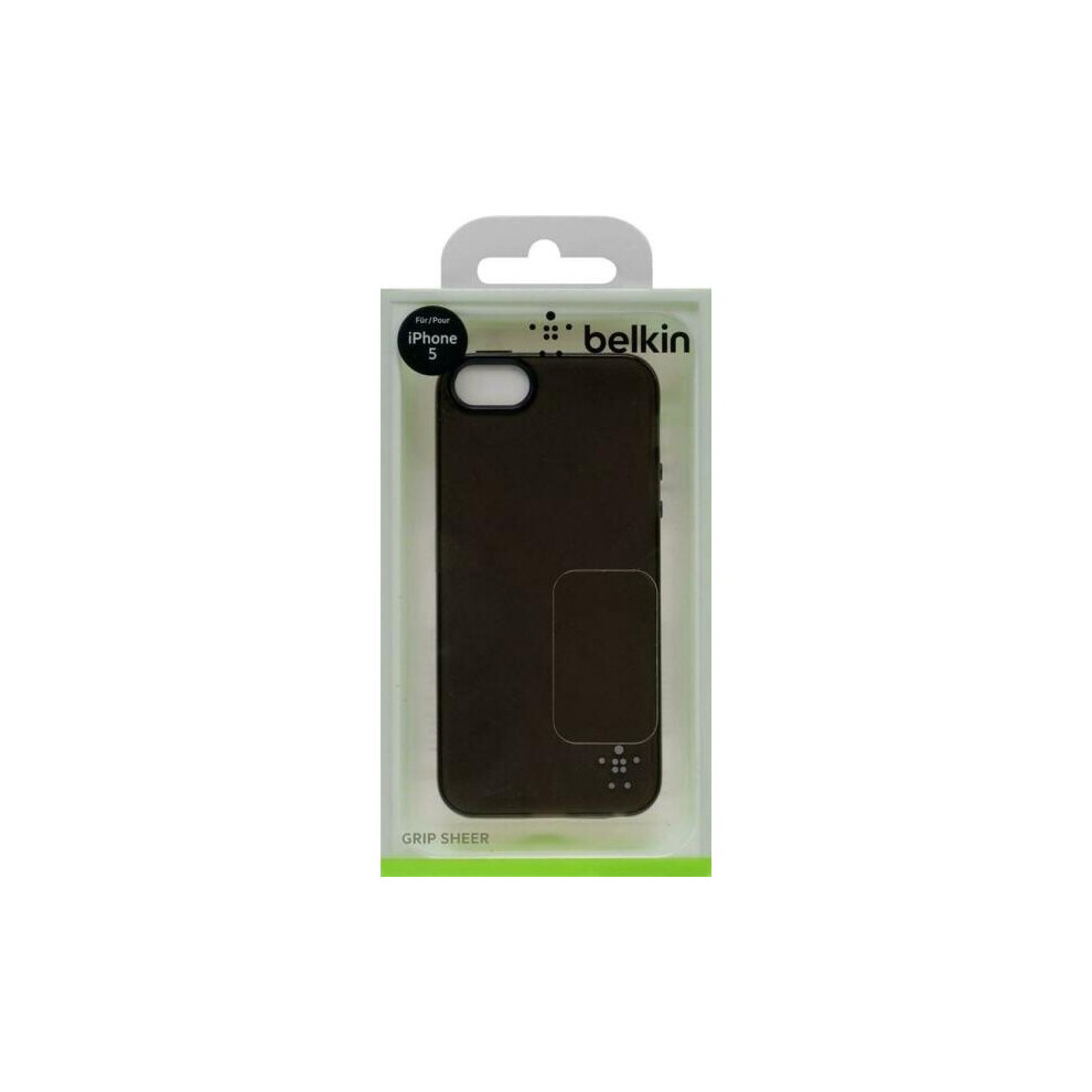 Belkin Translucent Grip Case for iPhone SE/5 and 5s Black