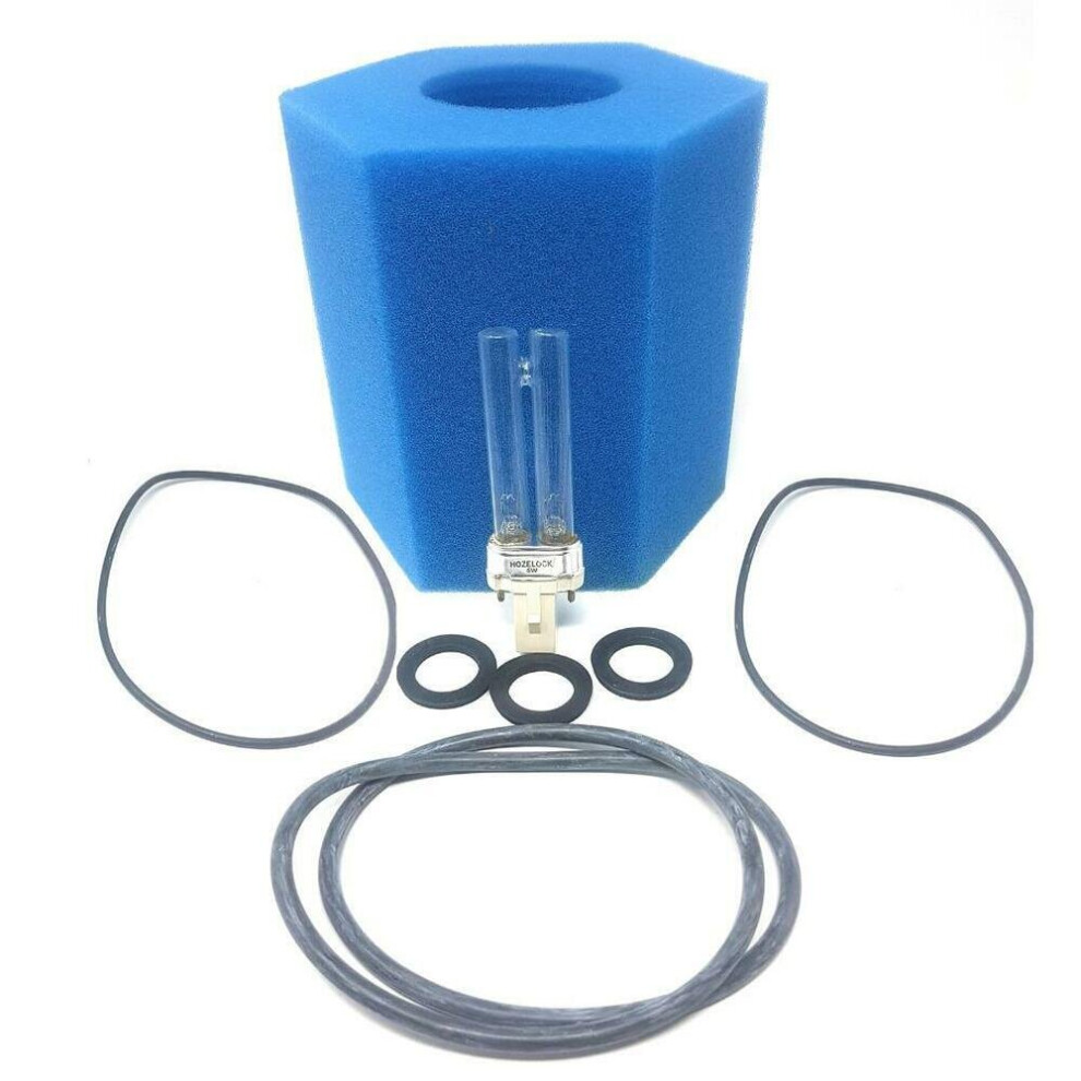 Hozelock Bioforce 2200 Annual Kit Replacement Foam 5W Lamp Replacement Seals