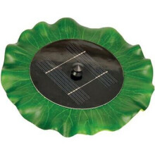 Hozelock Cyprio Solar Powered Floating Lily Fountain Water Feature Pond Pump