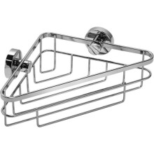 Croydex Brockham Flexi Fix Corner Basket Shower Caddy - QM805941