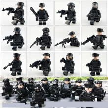 12PCS/SET City police Figures Building Blocks Toys