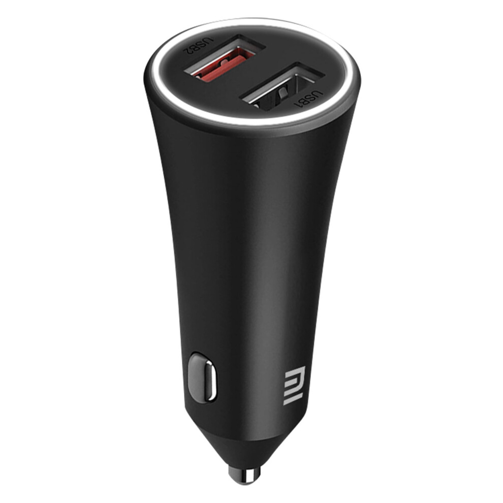 Lighter Charger Dual USB Output 37W Fast Charge Original Xiaomi Black
