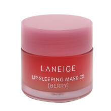Lip Sleeping Mask EX Berry 20g/0.68oz - Overnight Hydration with Moisture Wrap, Hyaluronic Acid & Berry Mix Complex
