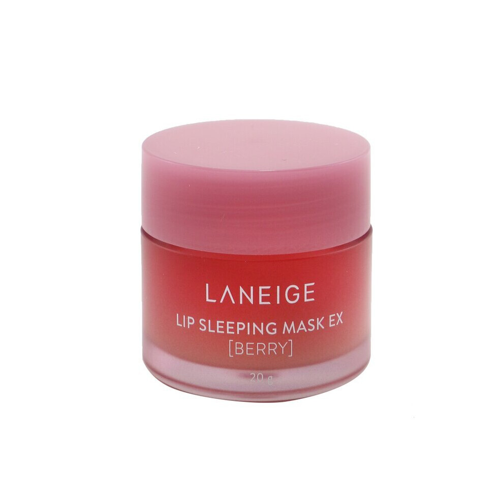 Laneige Lip Sleeping Mask Ex Berry 20G/0.68Oz - Overnight Hydration With Moisture Wrap, Hyaluronic Acid & Berry Mix Complex
