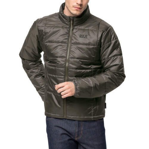 Jack Wolfskin (S, Grape Leaf) Jack Wolfskin Mens Argon Windproof Insulated Warm Winter Jacket Coat
