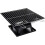Practical Square Steel Portable Fire Pit Grill Camping Barbecue Garden 3