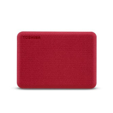 Disco rigido esterno - TOSHIBA - Canvio Advance - 4 To - Rosso