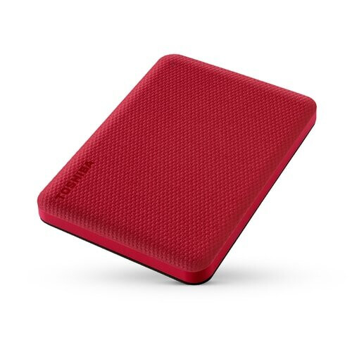 Toshiba Disco rigido esterno - TOSHIBA - Canvio Advance - 4 To - Rosso 1