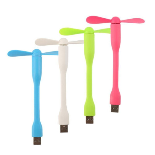 (Yellow) Portable Mini Flexible Bendable Usb Fan For Laptop 2