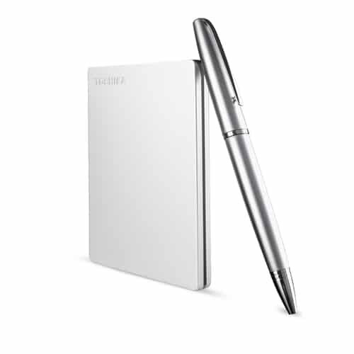 Toshiba Disco Rígido Externo - TOSHIBA - Canvio Slim - 2TB - Prata 1