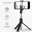 (White) Ruzsj K07 Wireless Bluetooth Selfie Stick Foldable Mini Tripod Expandable Monopod 3