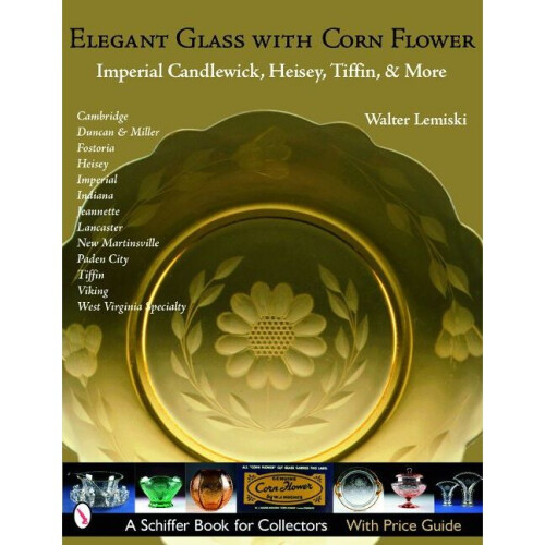 Elegant Glass with Corn Flower