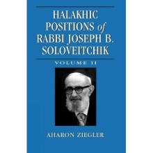 Halakhic Positions of Rabbi Joseph B. Soloveitchik