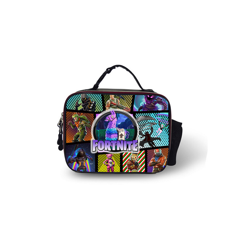 (Pattern 29) Fortnite Lunch Box Bag Outdoor leather Lunch Bag