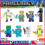 8 ks Minecraft figurky a zbraně – postavičky, stavebnice a hračky 1