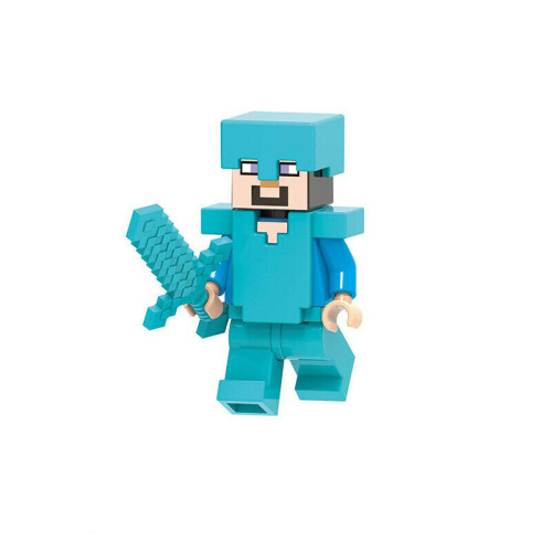8 ks Minecraft figurky a zbraně – postavičky, stavebnice a hračky 2