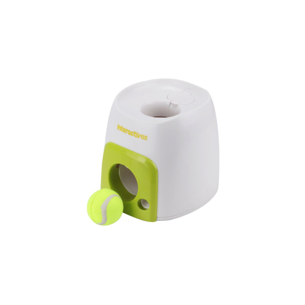 Interactive Automatic Pet Dog Treat Tennis Ball Toy Fetch