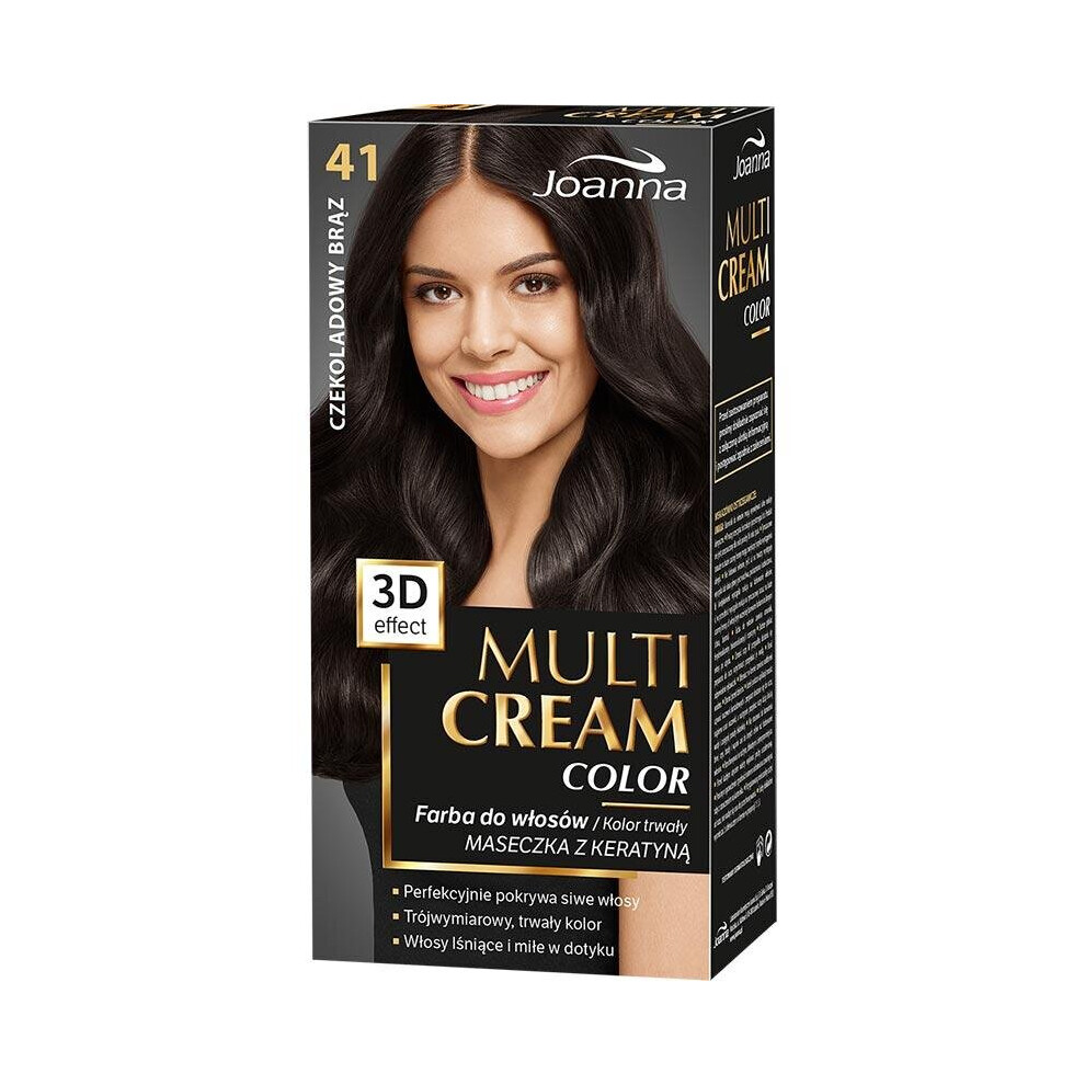 Joanna Cream,Brown Multi Cream Farba 41 Czekoladowy BräZ