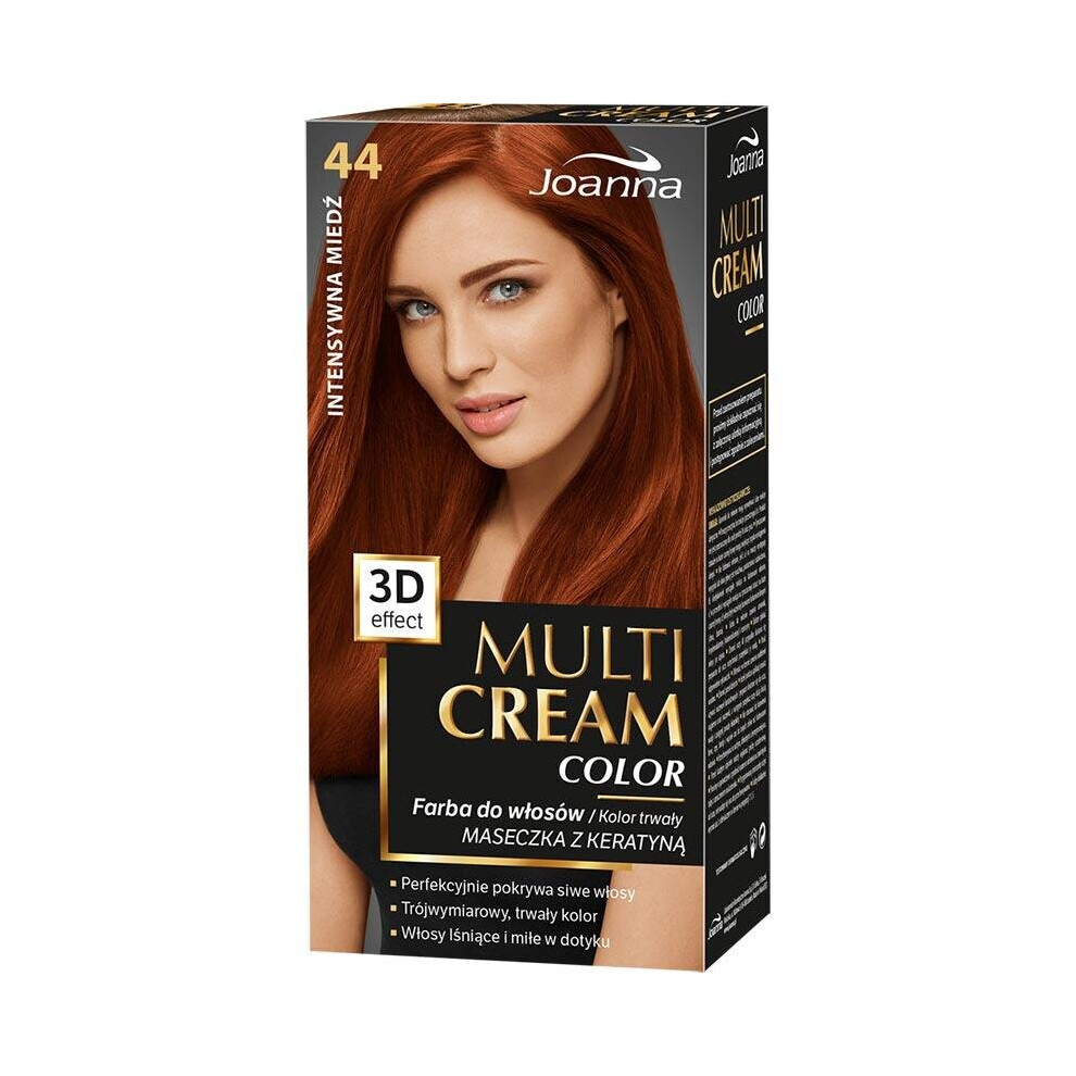 Joanna Red,Cream Multi Cream Farba 44 Intensywna Miedåº