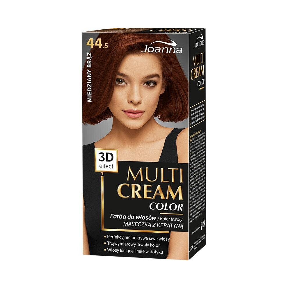 Joanna Cream,Brown Multi Cream Farba 44,5 Miedziany BräZ