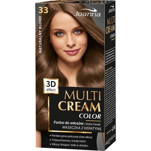 JOANNA Multi Crème Teinture 33 Blond Naturel.