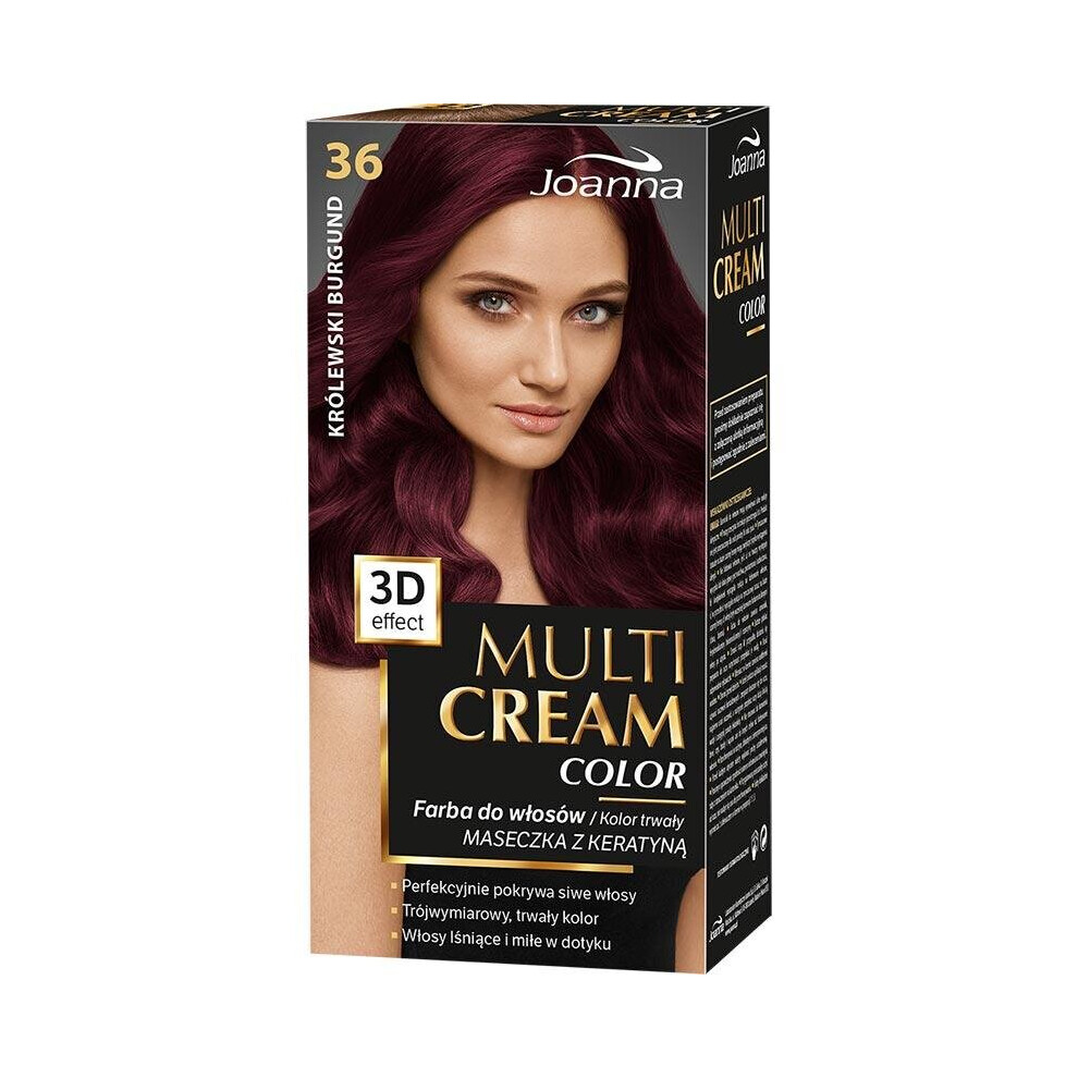 Joanna Cream,Purple Multi Cream Farba 36 Krã³Lewski Burgund