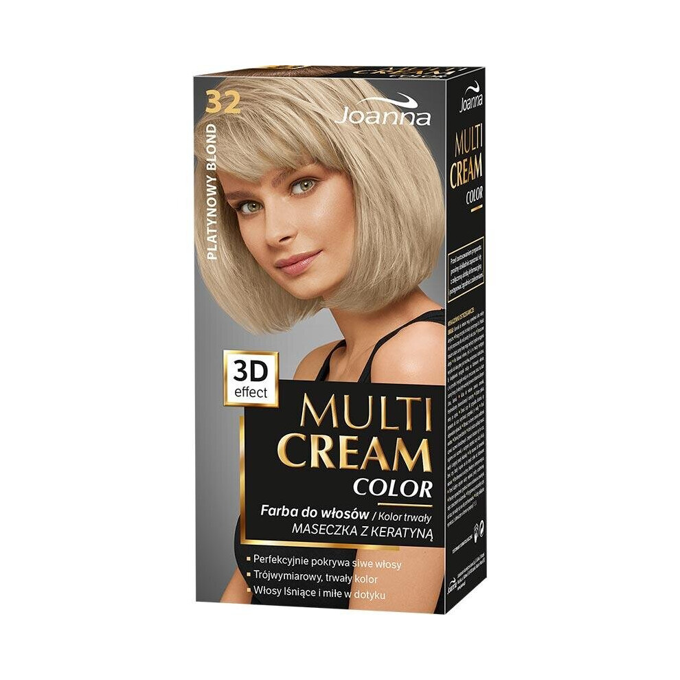 Joanna Cream,Silver Multi Cream Farba 32 Platynowy Blond