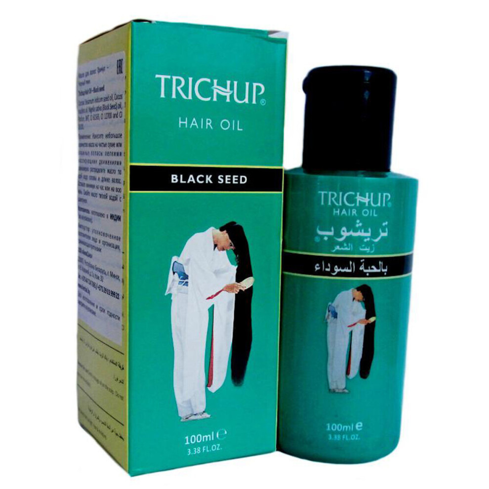 Trichup Black Seed Hair Oil 100ml - Nourishing and Strengthening Hair Oil Infused with Black Seed Extract