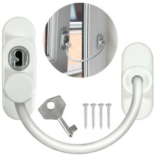 (1pcs) Window Door Restrictor Safety Locking UPVC Child Security Cable