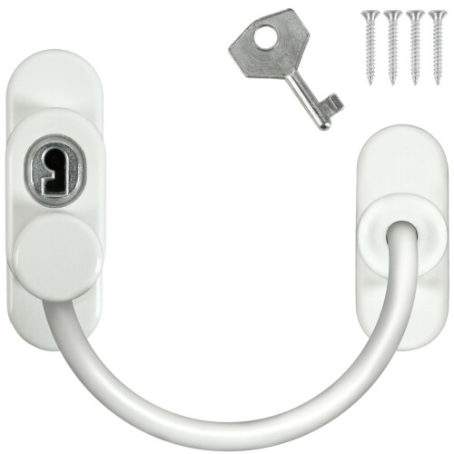 (1pcs) Window Door Restrictor Safety Locking UPVC Child Security Cable 1