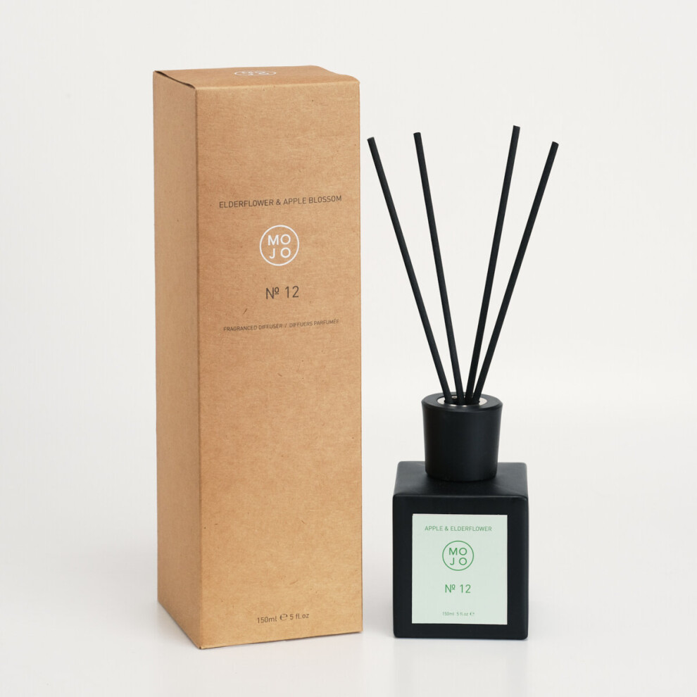 Mojo By Canova Reed Diffuser No12 - Elderflower & Apple Blossom