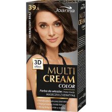 JOANNA Coloration Crème Multi-Teinture pour Cheveux N 39.5 Châtain Thé.